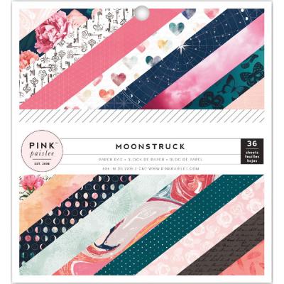Pink Paislee Moonstruck Designpapier - Paper Pad